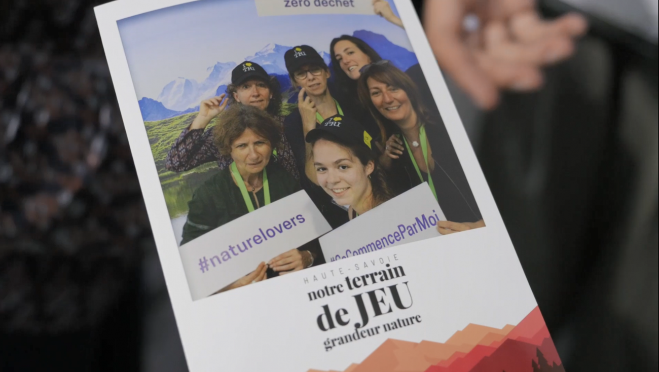 Photo de groupe lors de l'International Cleantech Week 2019 à Annecy