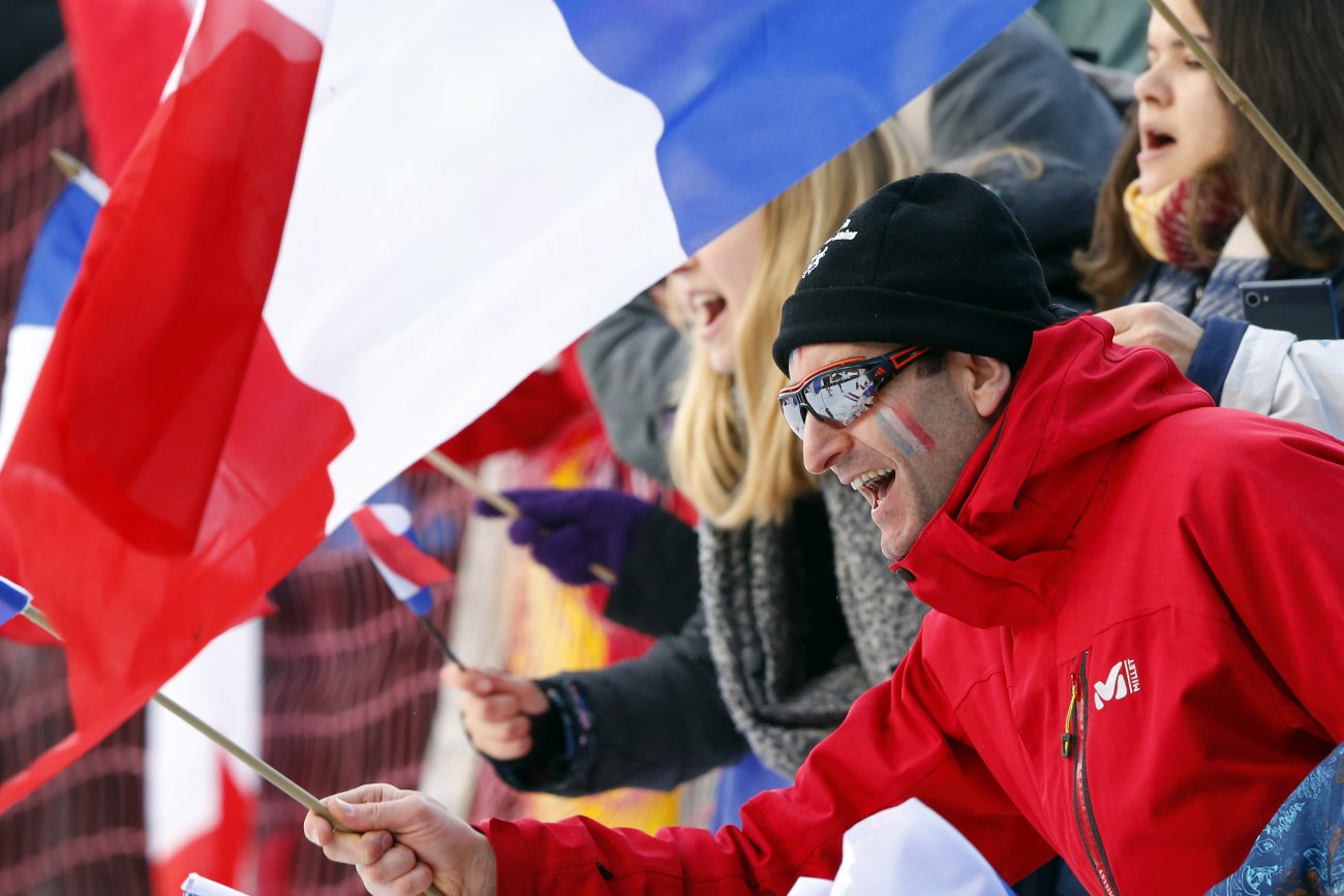Supporter français CM biathlon