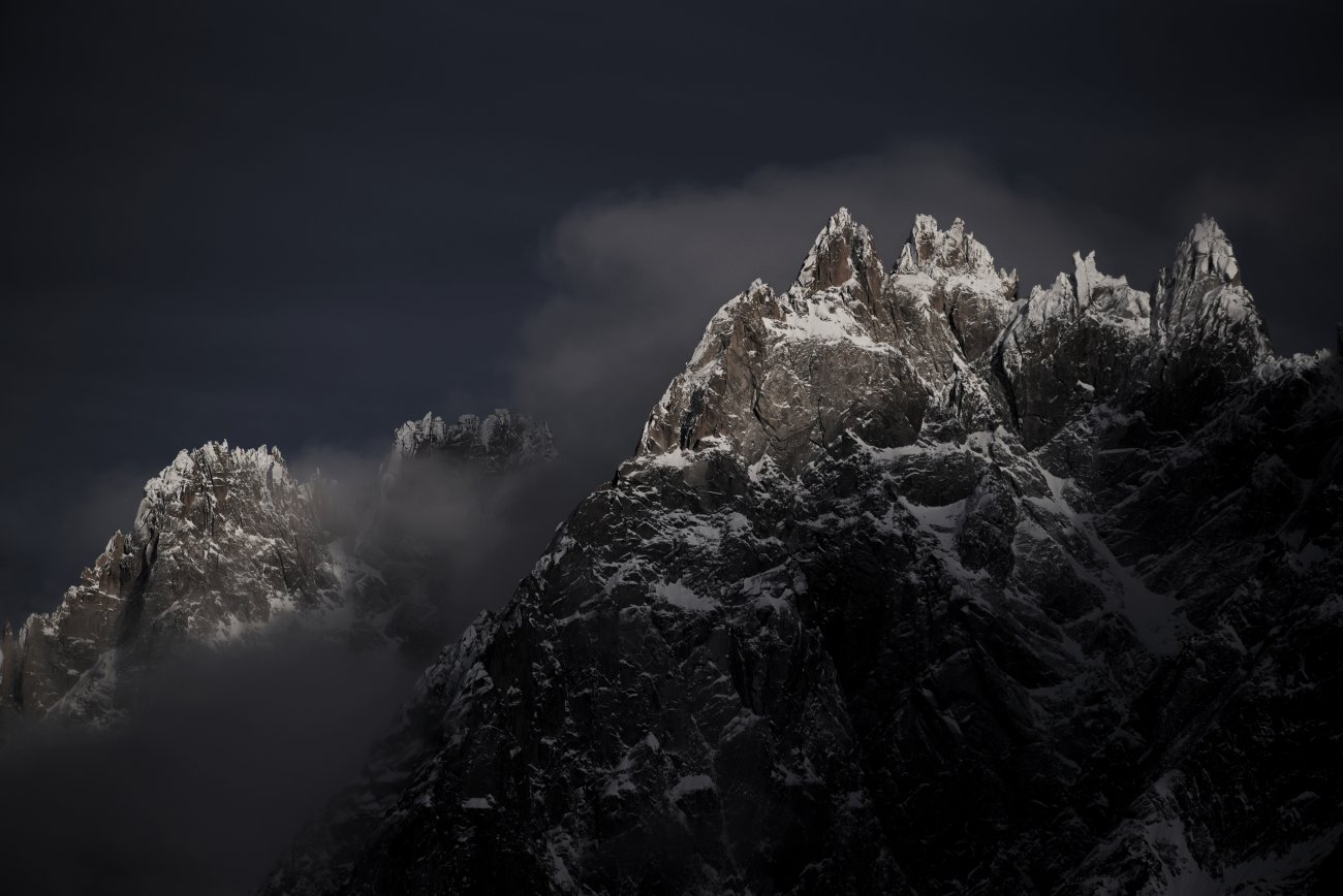 Les aiguilles de Chamonix photographiées par Rodolphe Bergeot