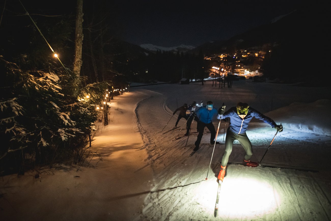 Ski de fond de nuit 
