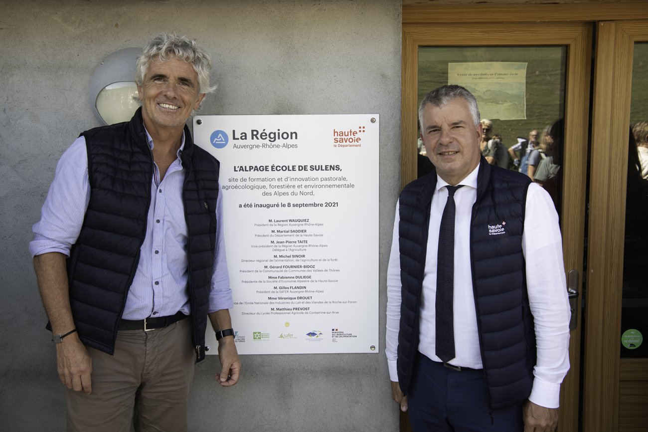 Inauguration alpage Sulens