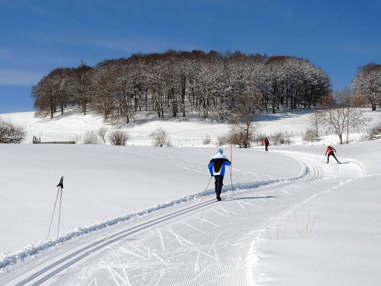 Ski de fond au Salève dans le Genevois