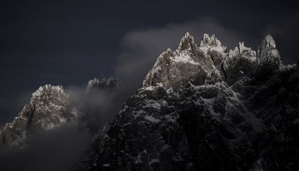 Les aiguilles de Chamonix photographiées par Rodolphe Bergeot
