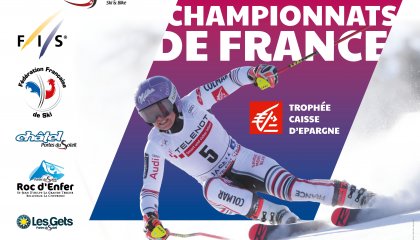 Affiche des championnats de France de ski alpin 2021