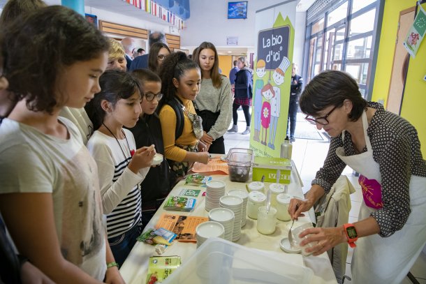 Opération « Manger Bio et Local, c’est l’idéal » dans les collèges de Haute-Savoie