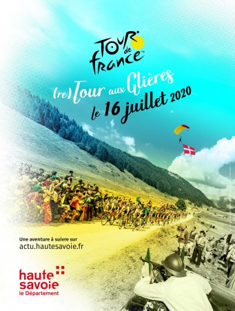 Retour du Tour de France au plateau des Glières le 16 juillet 2020