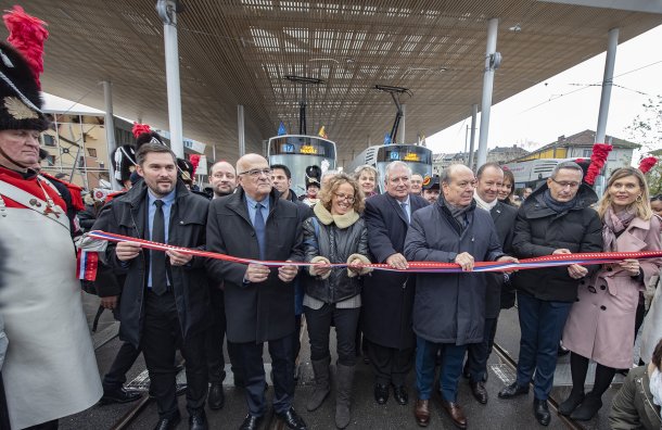 Inauguration tramway d'Annemasse