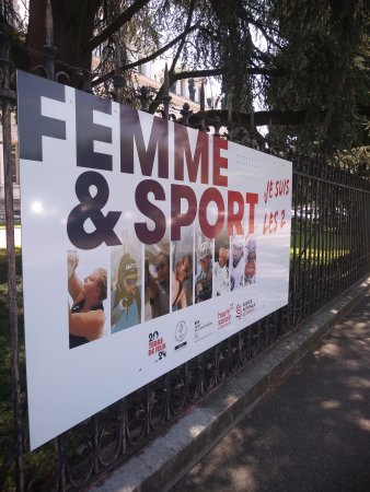 Panneau expo "femme et sport, je suis les 2" 