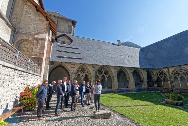 Visite de l'abbaye d'Abondance- tournée des cantons Evian