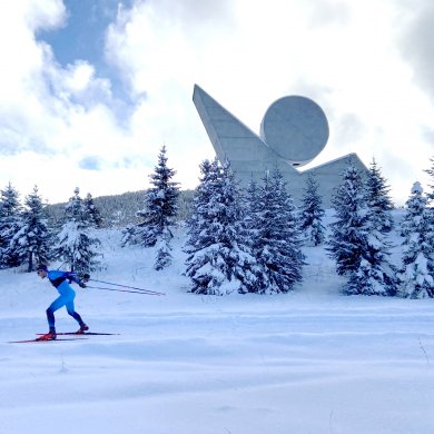 ©HSN équipe de France ski de fond domaine nordique des Glières 